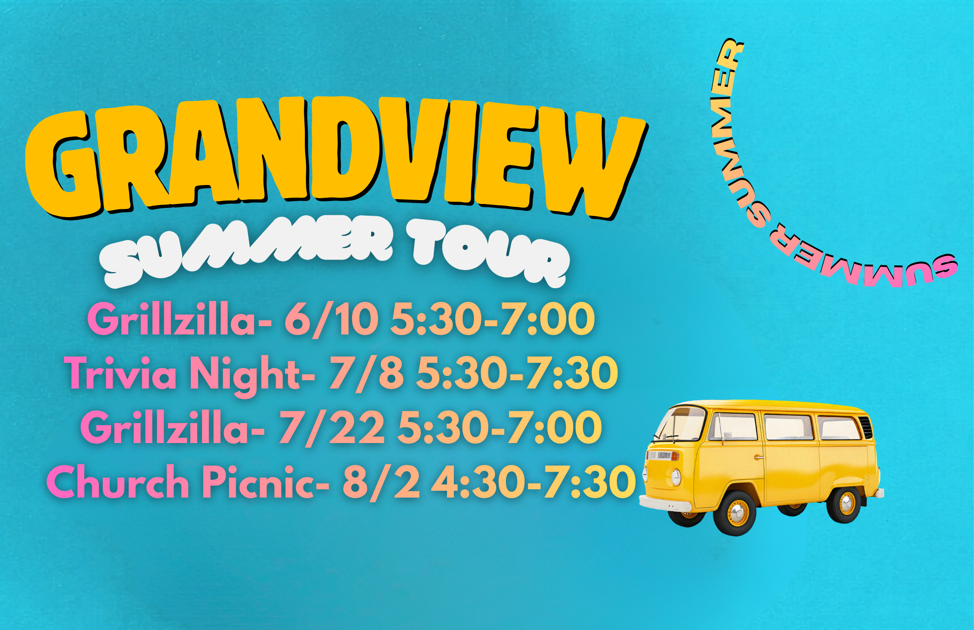 2026 Summer Tour - 17x11